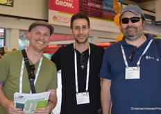 Anders Abrahamsen and Furat Al Murani (Abrahamsen Group) with Francisco Marchini